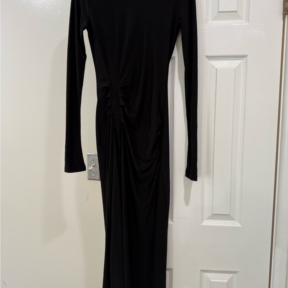 Fashion Nova Black Long Sleeve Dress